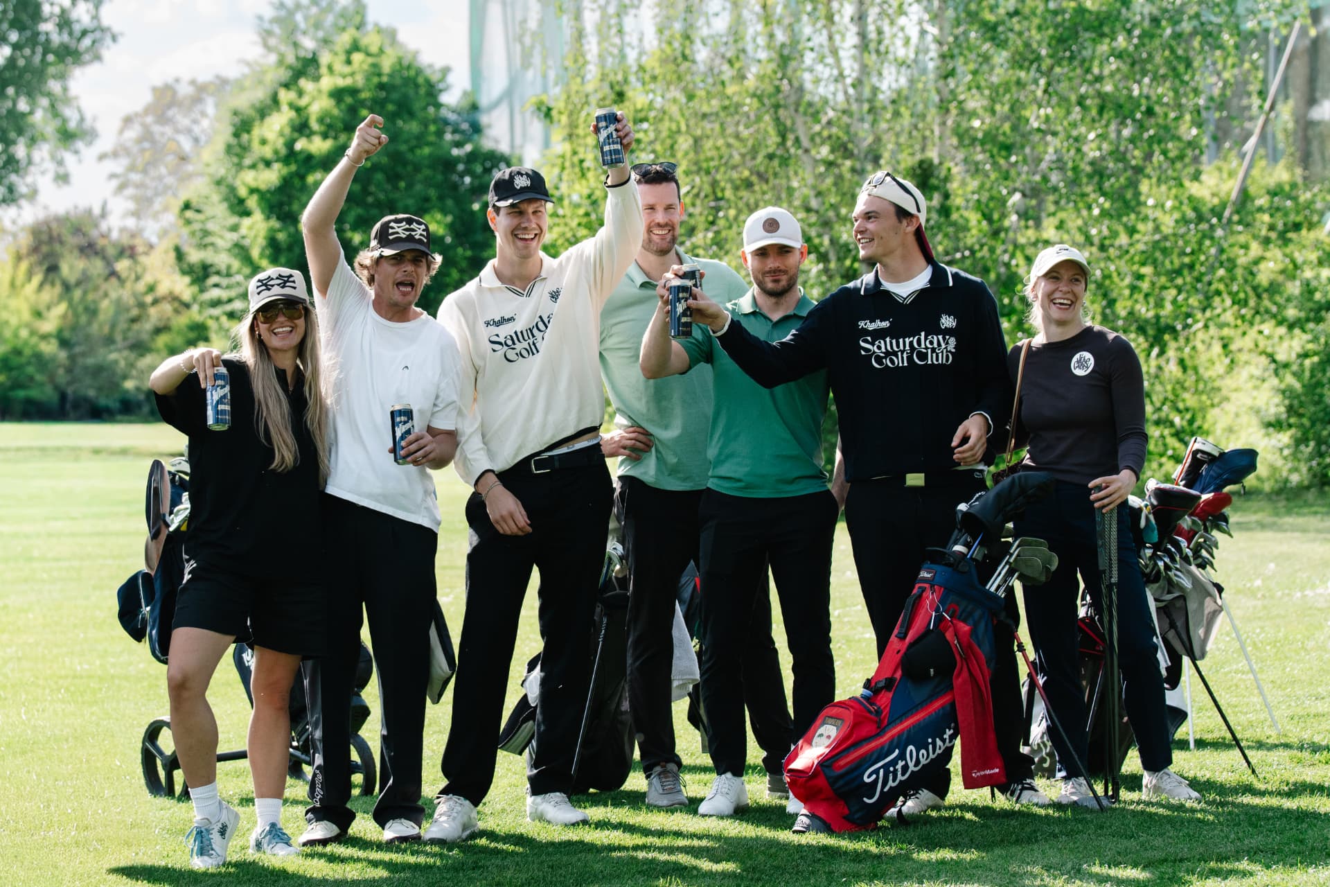 Urban Golf League Impression: Spieler am Fairway