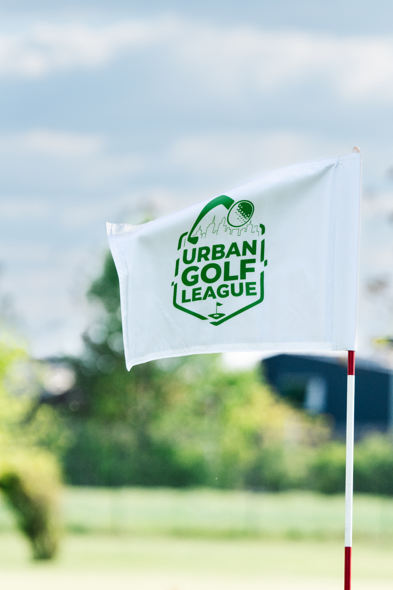 Urban Golf League Impression: Golfer beim Abschlag